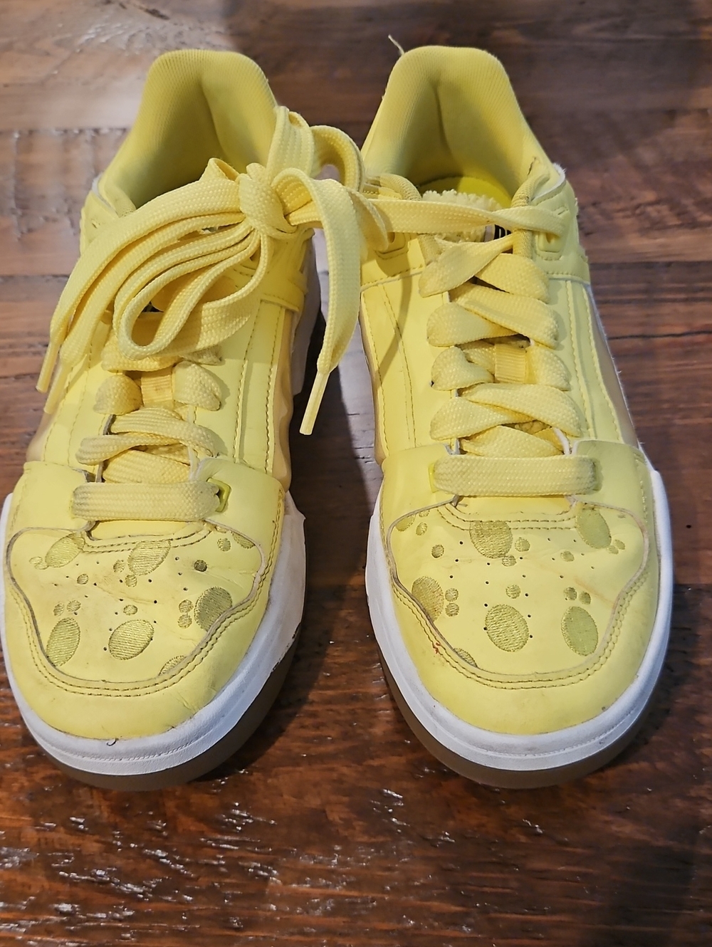 Yellow  Puma Sponge Bob Casual Sneakers - Comfortable Everyday Shoes